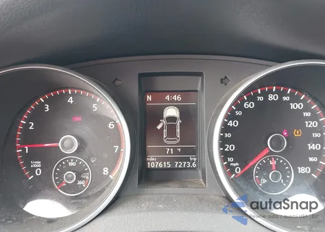 2012 Volkswagen Gti 2-Door z USA, uszkodzony, nr VIN WVWEV7AJ6CW088822